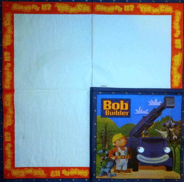 396 Known Figures - 2-ply - Bob of the Builder 2001